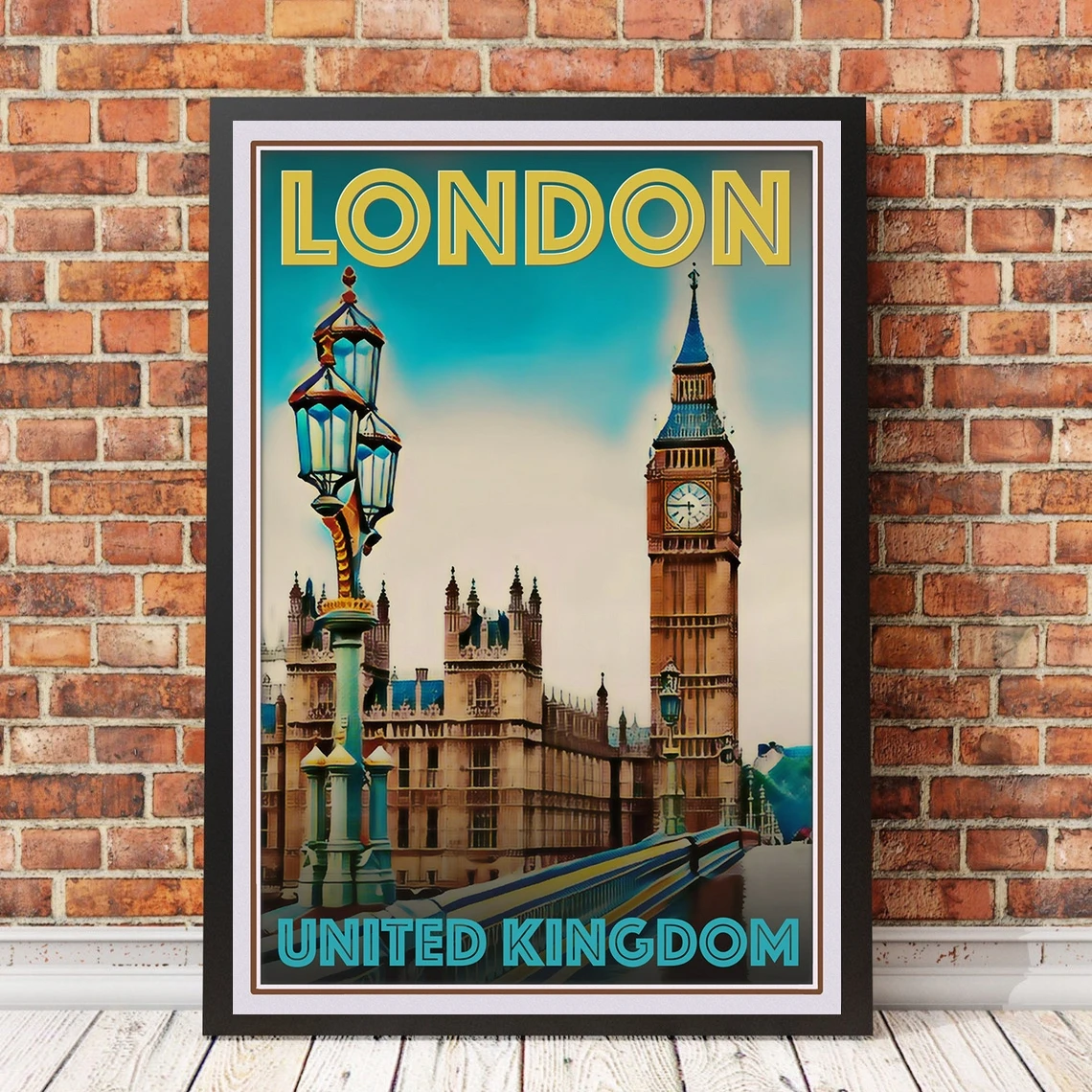 Retro Vintage Style Travel Poster Or Canvas Picture - London United Kingdom Home Decoration Painting (No Frame)
Retro Vintage Style Travel Poster Or Canvas Picture - London United Kingdom Home Decoration Painting (No Frame)