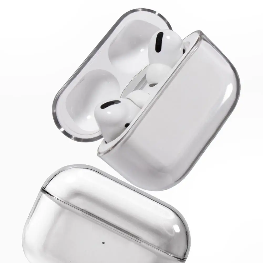 Прозрачные чехлы для AirPods чехол Bluetooth Беспроводной наушники защитная крышка Airpods 2