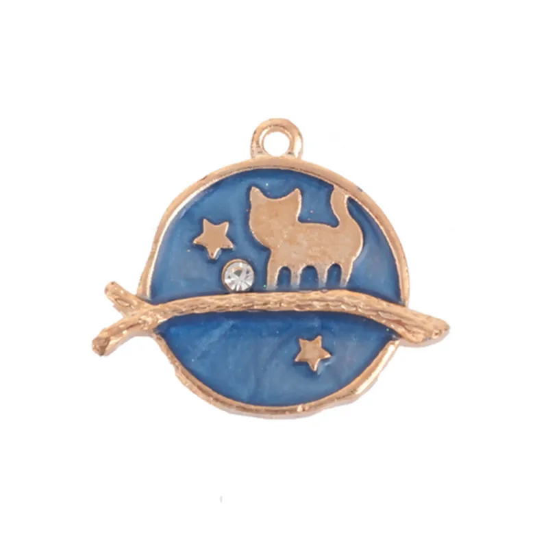 DoreenBeads Fashion Zinc Based Alloy Galaxy Pendant Round Gold Royal Blue Cat Clear Rhinestone Enamel DIY Charms 26 x 22mm,2PCs
DoreenBeads Fashion Zinc Based Alloy Galaxy Pendant Round Gold Royal Blue Cat Clear Rhinestone Enamel DIY Charms 26 x 22mm,2PCs