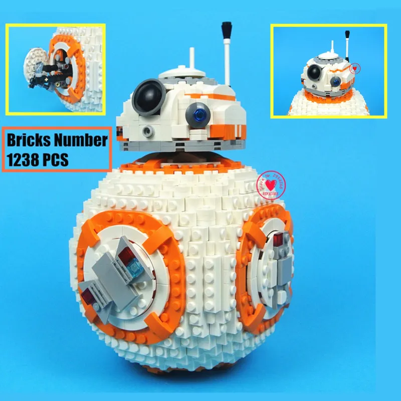 New 1238PCS Movie Robot Star Figures Space Series Wars Model Building Block Bricks Gift Toy Kid Boys Birthday
New 1238PCS Movie Robot Star Figures Space Series Wars Model Building Block Bricks Gift Toy Kid Boys Birthday