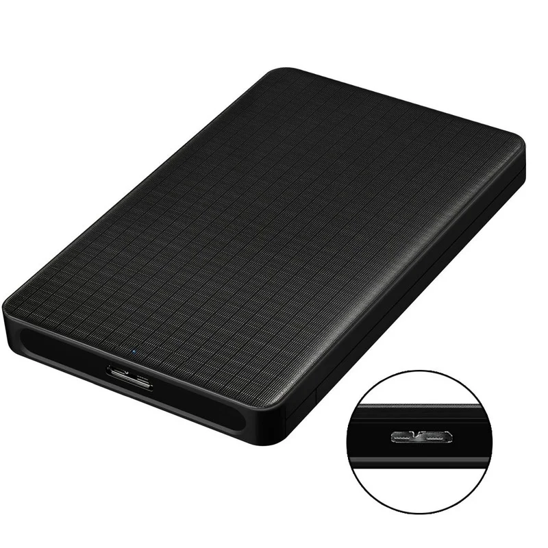 Контейнер для жесткого диска SATA 2 5 дюйма Usb3.0 Переносной SSD скользящая крышка