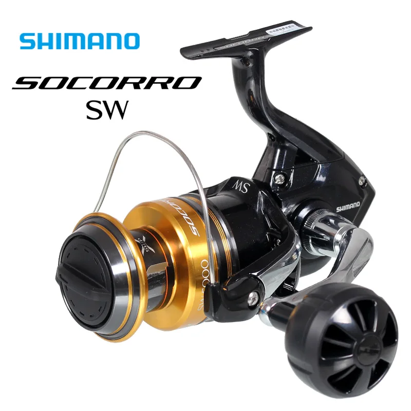 Shimano рыболовная катушка Socorro SW 4 размера высокое качество японская спиннинговая