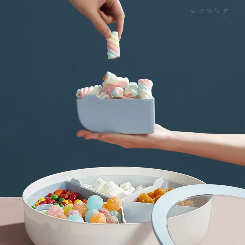 Round Multi-Frame Candy Box Snack Tray with Lid Fruit Picnic Food Dishes Pastry 28GF
Round Multi-Frame Candy Box Snack Tray with Lid Fruit Picnic Food Dishes Pastry 28GF