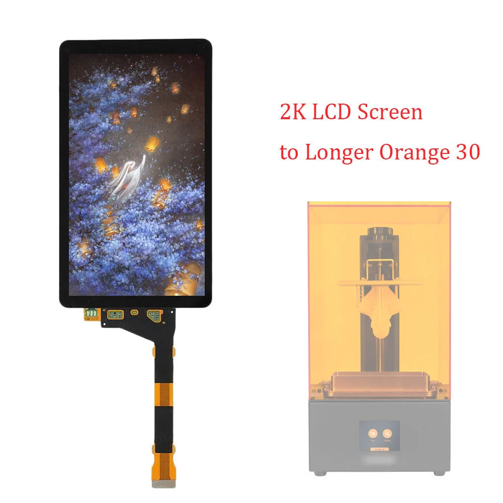 LCD Screen With Glass Protector Film For Longer Orange 30 LCD SLA 3D Printer Light curing LCD Display Ls055r1sx04 NO Backlight
LCD Screen With Glass Protector Film For Longer Orange 30 LCD SLA 3D Printer Light curing LCD Display Ls055r1sx04 NO Backlight