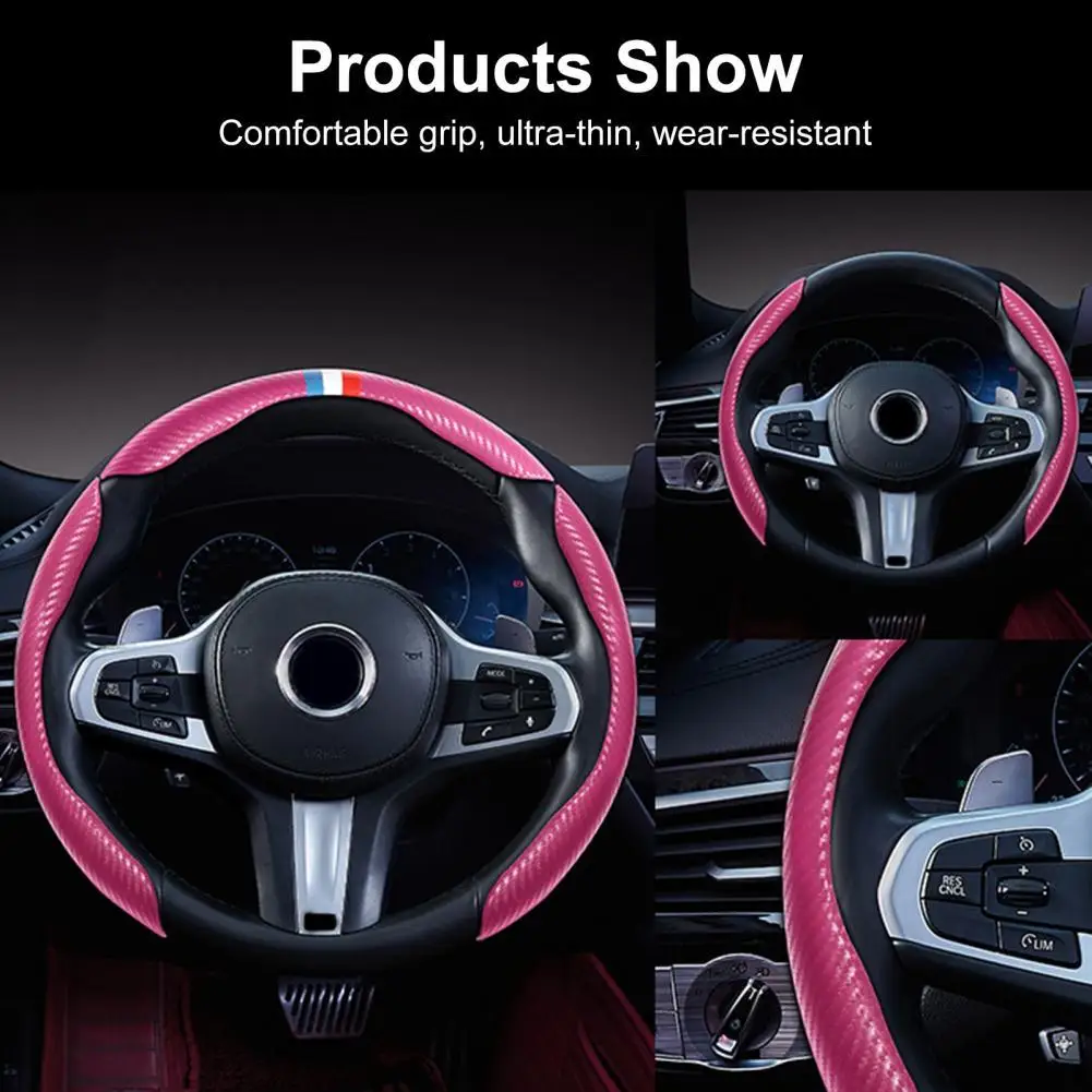 1 Set Steering Covers Ultra-thin Comfortable Grip Classic Look Breathable Car Steering Wheel Cover for Driver Accessories
1 Set Steering Covers Ultra-thin Comfortable Grip Classic Look Breathable Car Steering Wheel Cover for Driver Accessories