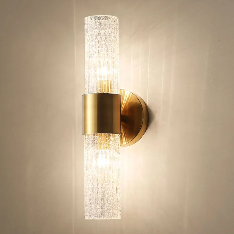 Luxury Modern Gold Crystal Wall Lamp For Living Room Background Simple Atmosphere Bedroom Bedside LED Home Lighting
Luxury Modern Gold Crystal Wall Lamp For Living Room Background Simple Atmosphere Bedroom Bedside LED Home Lighting