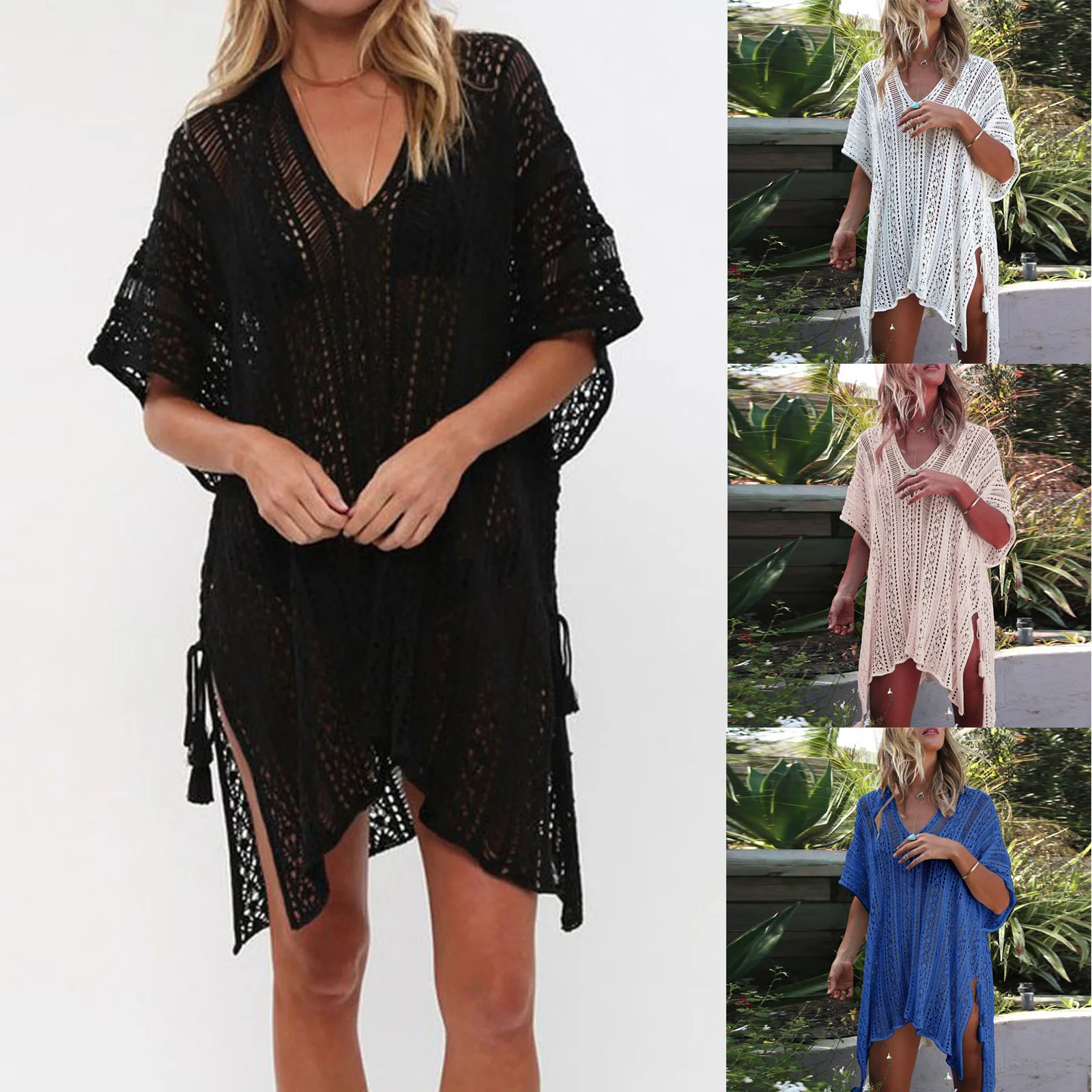 Plus Fashion High Quality Fashion Women Pure Color Sun Protection Clothing Vacation Beach Blouse Vetement Femme 2021 Big Size
Plus Fashion High Quality Fashion Women Pure Color Sun Protection Clothing Vacation Beach Blouse Vetement Femme 2021 Big Size