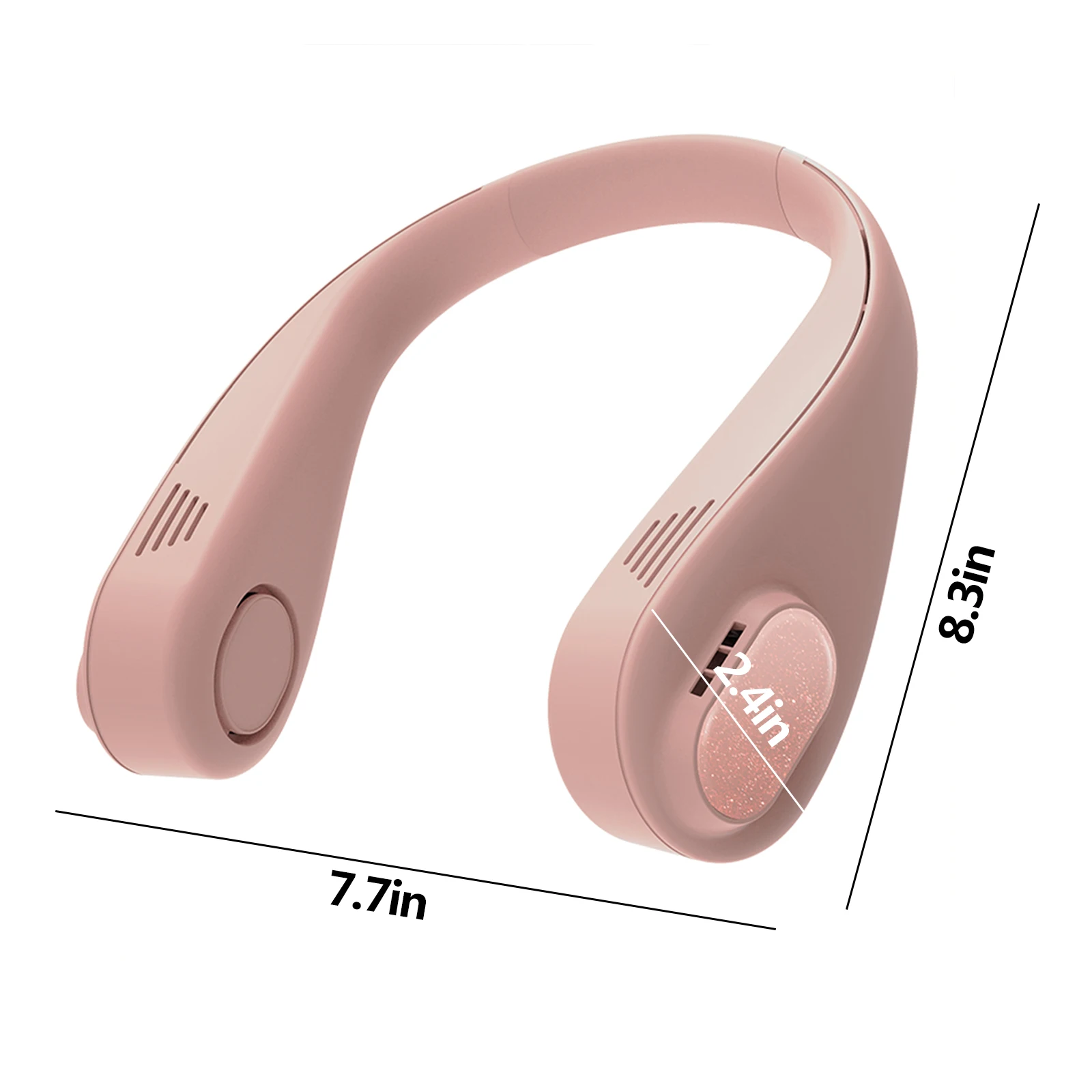 Mute USB Rechargeable Hanging Neck Small Fan 3 Wind Speed Portable Wearable Bladeless Fan Summer Air Cooler Conditioner
Mute USB Rechargeable Hanging Neck Small Fan 3 Wind Speed Portable Wearable Bladeless Fan Summer Air Cooler Conditioner