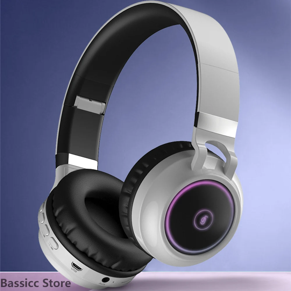 New Foldable Headphones Bluetooth Wireless With LED Muisc Stereo Headphone With Microphone Kids Earpieces Headset Gift
New Foldable Headphones Bluetooth Wireless With LED Muisc Stereo Headphone With Microphone Kids Earpieces Headset Gift