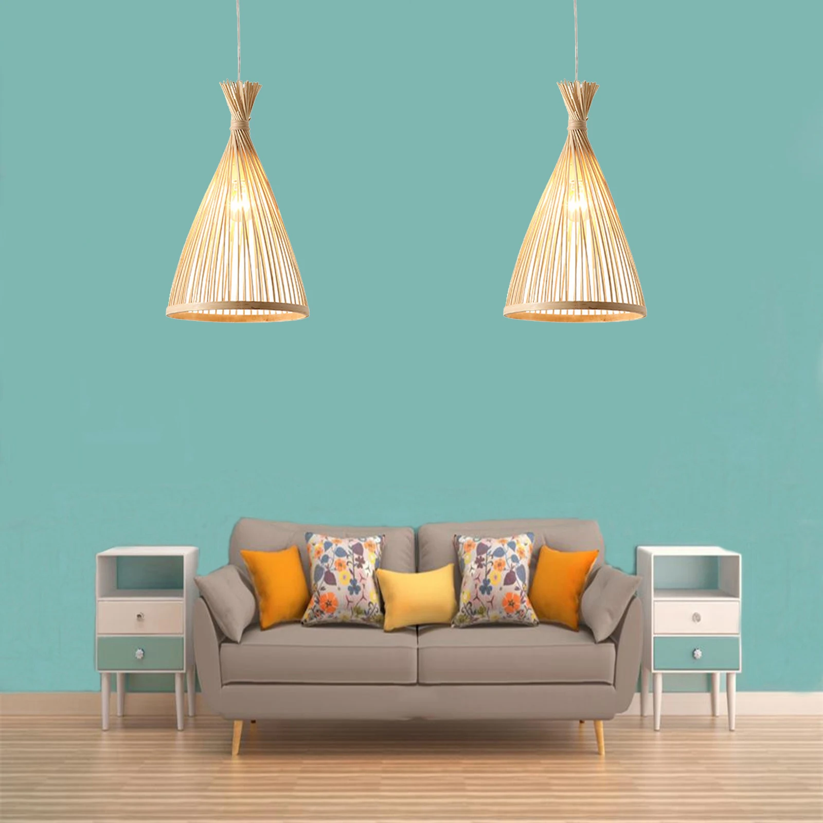 Chinese Style Handmade Rattan Lamp Vintage Hanging Light Loft Living Room Dining Room Home Decor Cafe Restaurant Pendant Lights
Chinese Style Handmade Rattan Lamp Vintage Hanging Light Loft Living Room Dining Room Home Decor Cafe Restaurant Pendant Lights