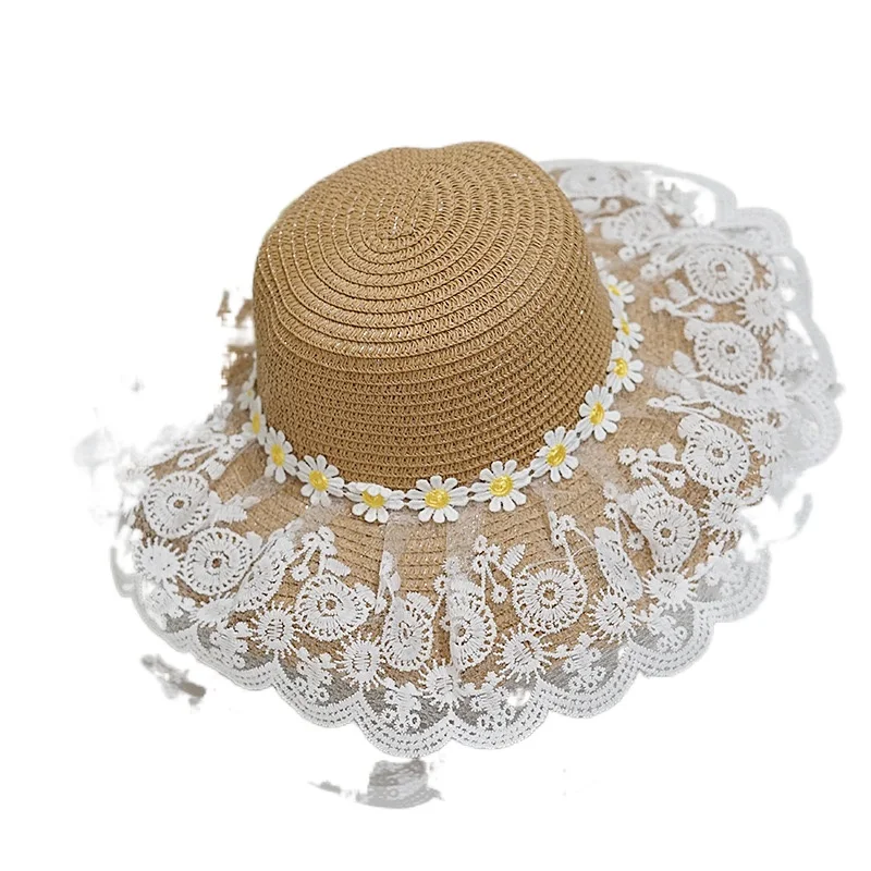 2021 New Spring and Summer Kids Children's Girl Big Brim Little Zou Ju Lace Sunscreen Sun Straw Hat Baby Sun Beach Hat HT03
2021 New Spring and Summer Kids Children's Girl Big Brim Little Zou Ju Lace Sunscreen Sun Straw Hat Baby Sun Beach Hat HT03