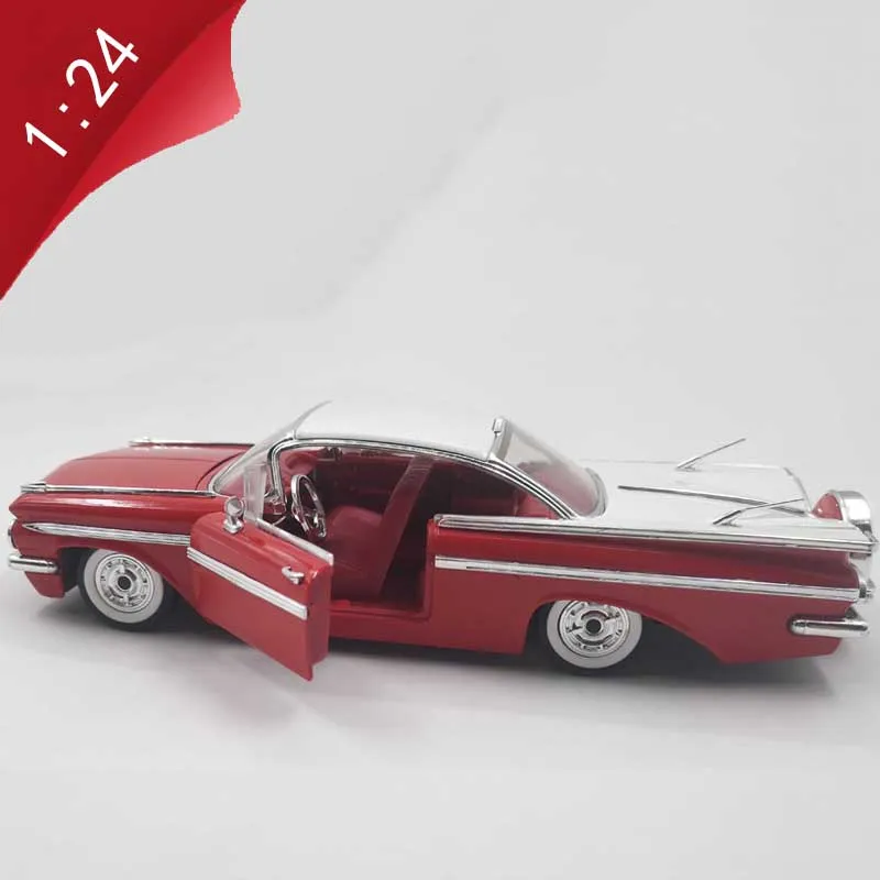 Jada vintage 1959 Impala 1:24 classic metal alloy die-cast sports car simulation model toys collection gifts display
Jada vintage 1959 Impala 1:24 classic metal alloy die-cast sports car simulation model toys collection gifts display
