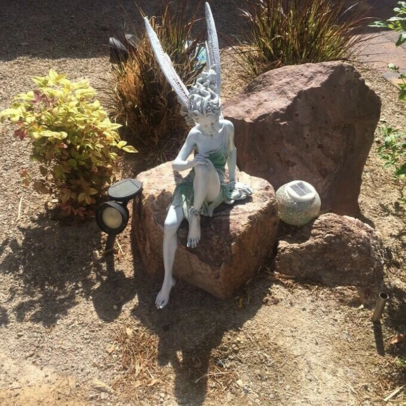 Tudor And Turek Sitting Fairy Statue Garden Ornament Resin Craft Landscaping Yard Decoration L5
Tudor And Turek Sitting Fairy Statue Garden Ornament Resin Craft Landscaping Yard Decoration L5