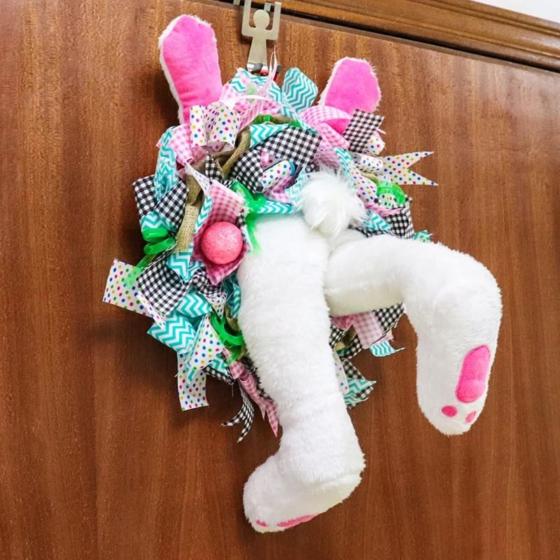 Happy Easter Bunny Wreath Home Haning Ornament Cute Rabbit Butt And Ears For Front Door Easter Party Decoration Dropship 2021
Happy Easter Bunny Wreath Home Haning Ornament Cute Rabbit Butt And Ears For Front Door Easter Party Decoration Dropship 2021