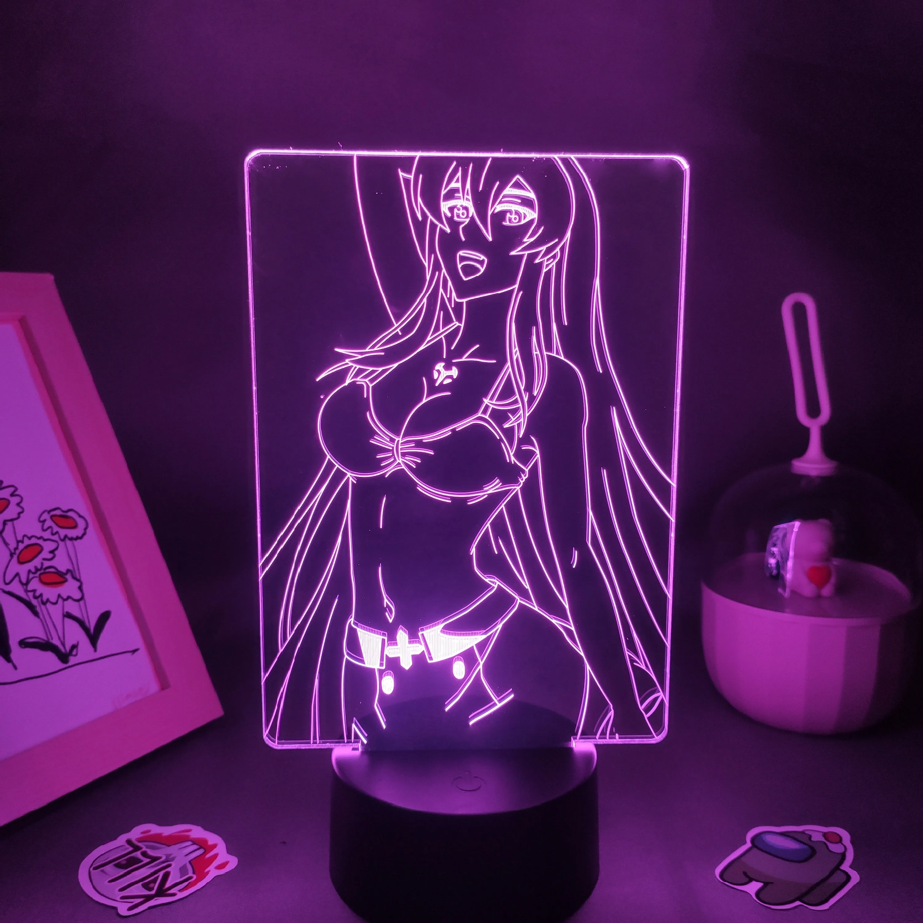 Anime 3D Lamps Akame Ga Kill Figure Esdese Esdeath LED RGB Night Lights Birthday Gifts For Friend Bedroom Manga Table Decoration
Anime 3D Lamps Akame Ga Kill Figure Esdese Esdeath LED RGB Night Lights Birthday Gifts For Friend Bedroom Manga Table Decoration