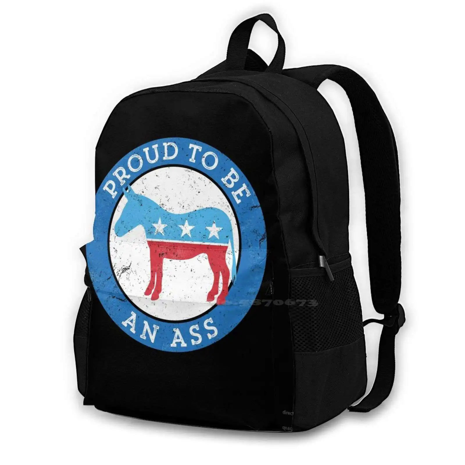 Proud To Be... {A Democrat} Funny Political Play On Dnc Donkey Teen College Student Backpack Laptop Travel Bags Resist Truth
Proud To Be... {A Democrat} Funny Political Play On Dnc Donkey Teen College Student Backpack Laptop Travel Bags Resist Truth