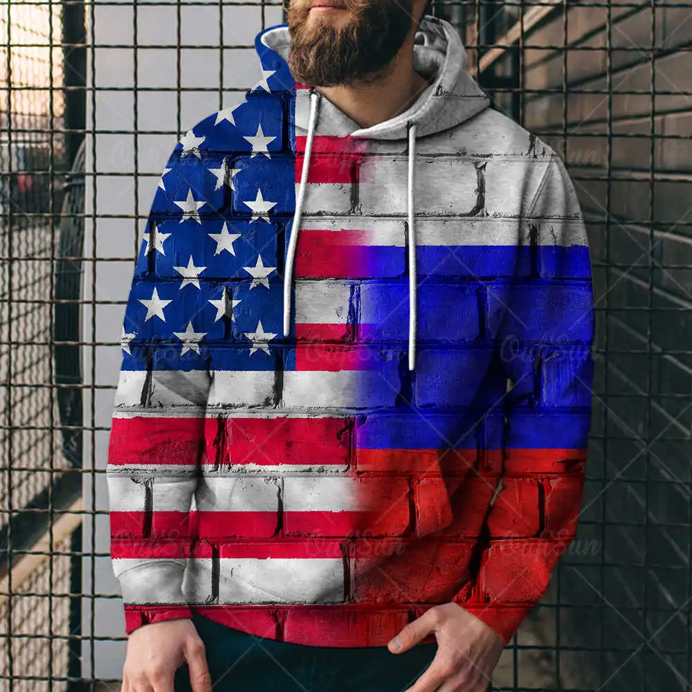 2021 Spring And Autumn Fashion Cool Art Alphabet Flag 3D Printing Men's Loose Trend Hoodie Ladies Sweatshirt
2021 Spring And Autumn Fashion Cool Art Alphabet Flag 3D Printing Men's Loose Trend Hoodie Ladies Sweatshirt
