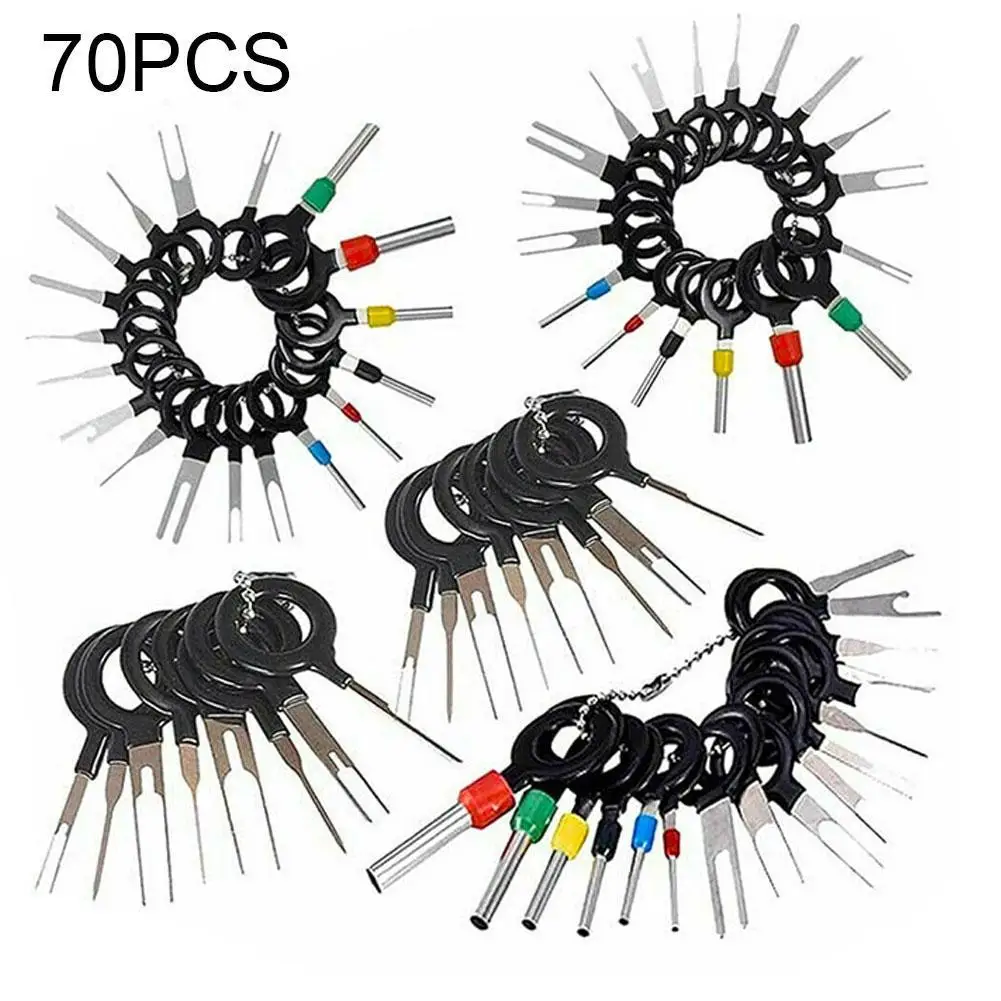 70/100PCS Pin Ejector Wire Kit Extractor Auto Terminal Tool Removal Connector Set Repair For CarPlug B4O1
70/100PCS Pin Ejector Wire Kit Extractor Auto Terminal Tool Removal Connector Set Repair For CarPlug B4O1