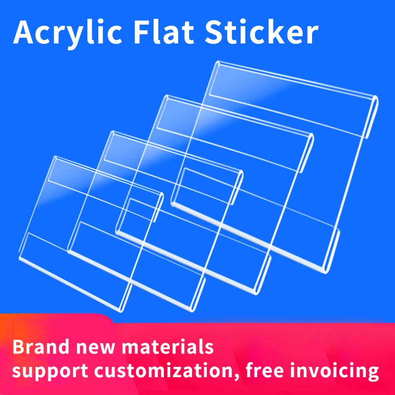 L-Shaped Products Supermarket Commodity Shelf Activities Acrylic Table Card Stand Desktop Price Tag Price Tag Price Display
L-Shaped Products Supermarket Commodity Shelf Activities Acrylic Table Card Stand Desktop Price Tag Price Tag Price Display