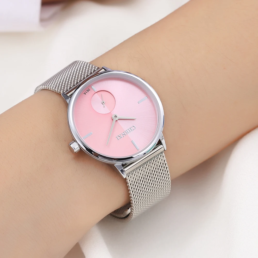 CHENXI Luxury Brand Clock Women Watch Silver Stainless Steel Mesh belt Watches Ladies Fashion Quartz-watches Relogio Feminino
CHENXI Luxury Brand Clock Women Watch Silver Stainless Steel Mesh belt Watches Ladies Fashion Quartz-watches Relogio Feminino