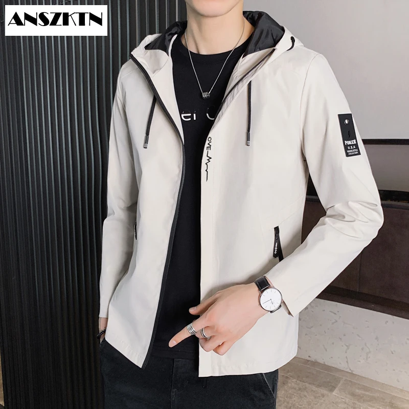 ANSZKTN New Arrivals Men's Spring Autumn Military Waterproof Jackets Hooded Lightweight Casual Brand Zipper Thin Cotton Coat
ANSZKTN New Arrivals Men's Spring Autumn Military Waterproof Jackets Hooded Lightweight Casual Brand Zipper Thin Cotton Coat