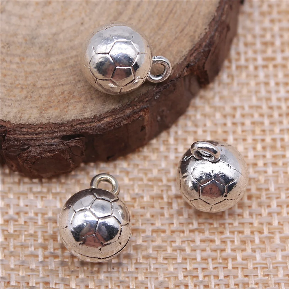 WYSIWYG 5pcs 13x10mm Soccer Charms Antique Silver Color Pendant Charms Jewelry Findings For Jewelry Making
WYSIWYG 5pcs 13x10mm Soccer Charms Antique Silver Color Pendant Charms Jewelry Findings For Jewelry Making