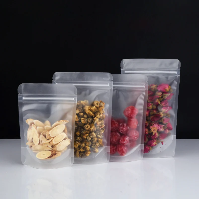 100PCS/lot Frosted Clear Ziplock Stand Up Food Storage Bag Heat Sealable Matte Transparent Doypack PE Plastic Zipper Bags
100PCS/lot Frosted Clear Ziplock Stand Up Food Storage Bag Heat Sealable Matte Transparent Doypack PE Plastic Zipper Bags