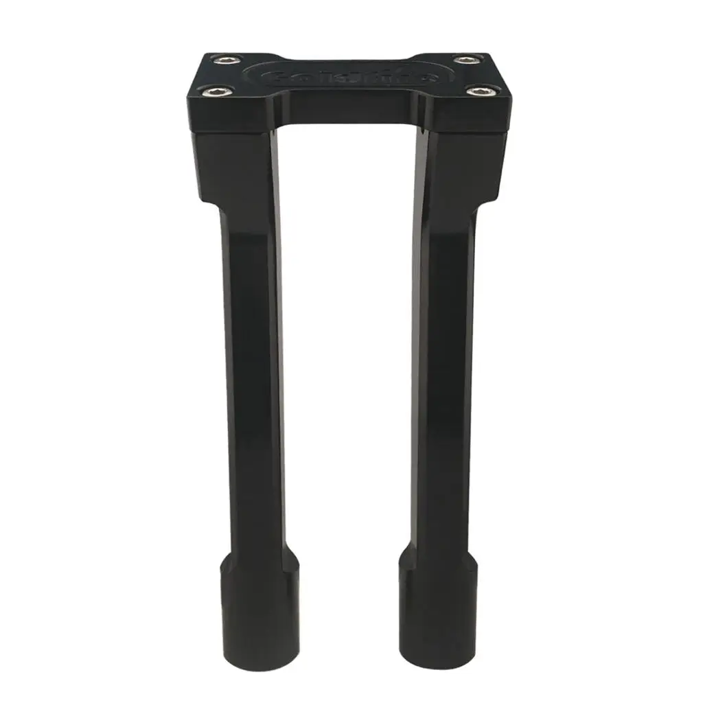 Black Motorcycle 10" Inch HandleBar Riser Higher Extension Clamp Adapter 
Black Motorcycle 10" Inch HandleBar Riser Higher Extension Clamp Adapter