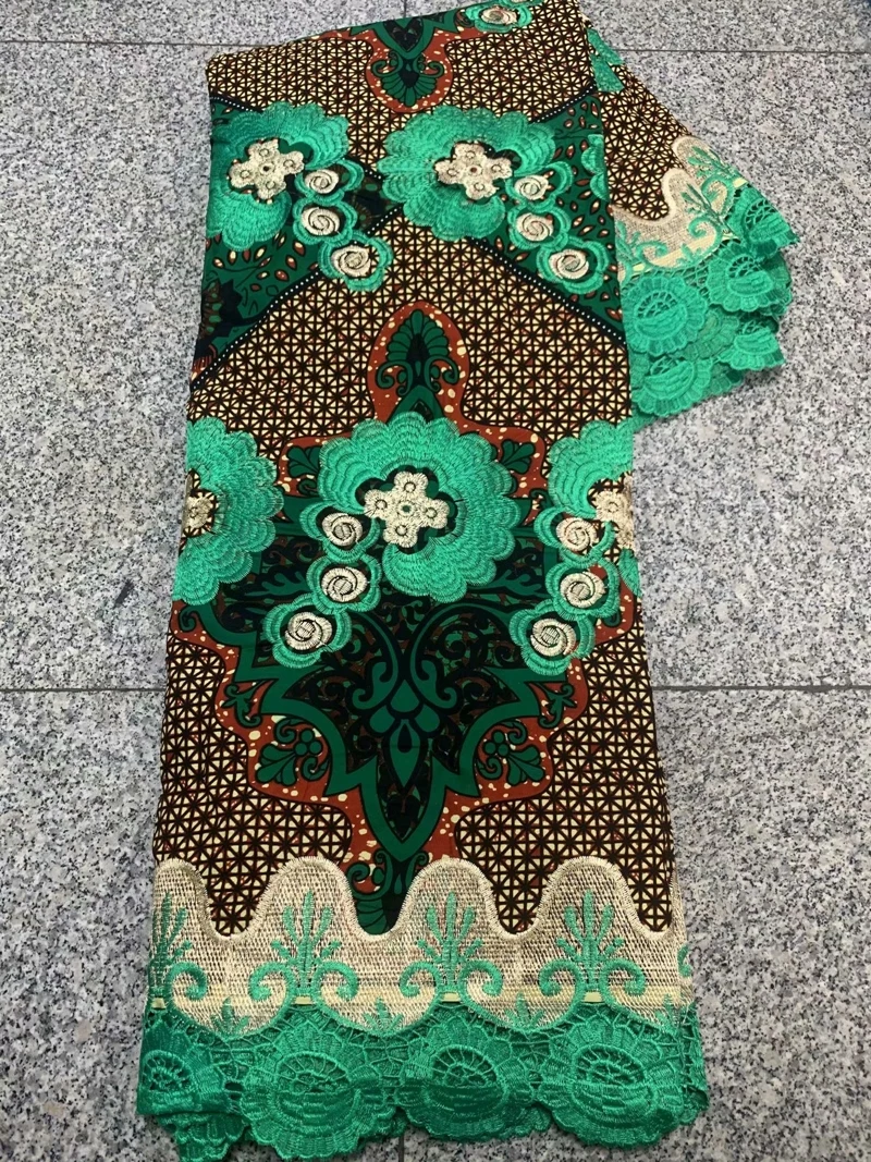 H&Q ankara fabric african real wax print cotton lace fabric 2021 ankara wax with guipure cord lace fabric for party dress W0313
H&Q ankara fabric african real wax print cotton lace fabric 2021 ankara wax with guipure cord lace fabric for party dress W0313