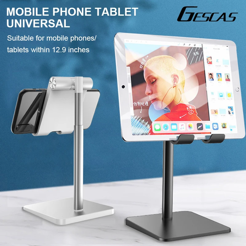 GESCAS 2020 Metal Desktop Tablet Holder Table Foldable Extend Support Desk Mobile Phone Holder Stand For IOS Android Phone
GESCAS 2020 Metal Desktop Tablet Holder Table Foldable Extend Support Desk Mobile Phone Holder Stand For IOS Android Phone