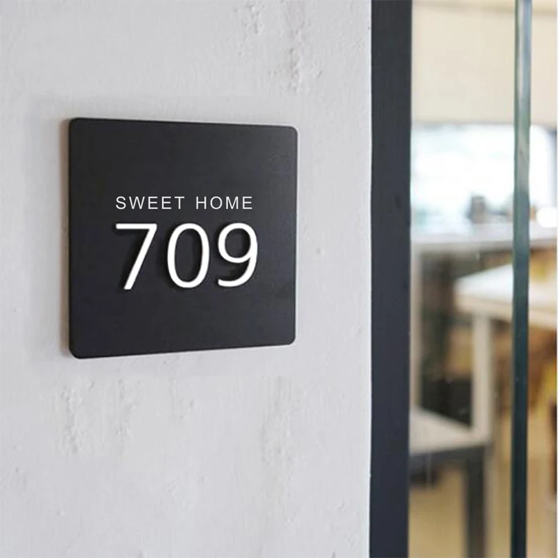 Frosted Black 3 Digits House Number Custom Sign Door Number for Home Office Hotel Apartment Door Plate Number Wall Sticker
Frosted Black 3 Digits House Number Custom Sign Door Number for Home Office Hotel Apartment Door Plate Number Wall Sticker