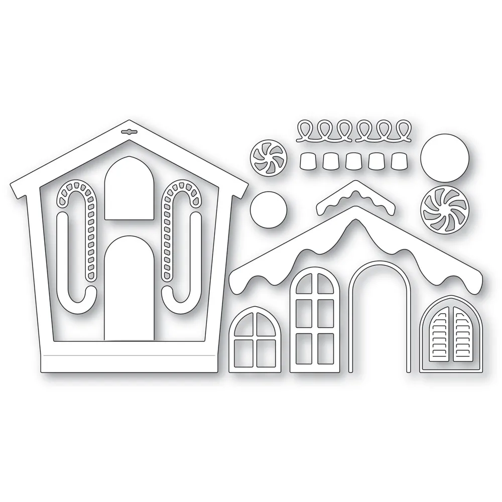 Gingerbread House Frame Metal Cutting Dies New 2021 Diy Molds Scrapbooking Paper Making Crafts Template Handmade Decoration
Gingerbread House Frame Metal Cutting Dies New 2021 Diy Molds Scrapbooking Paper Making Crafts Template Handmade Decoration