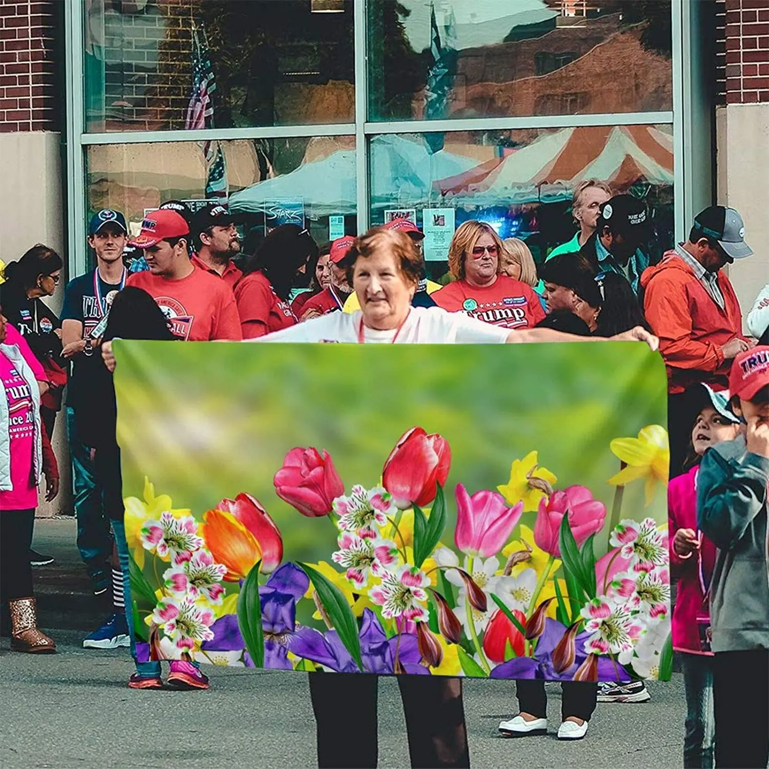 Spring Summer Flowers Daffodils and Tulips Banner Outside Hanging Standard Flag for Yard Garden Lawn Holiday
Spring Summer Flowers Daffodils and Tulips Banner Outside Hanging Standard Flag for Yard Garden Lawn Holiday