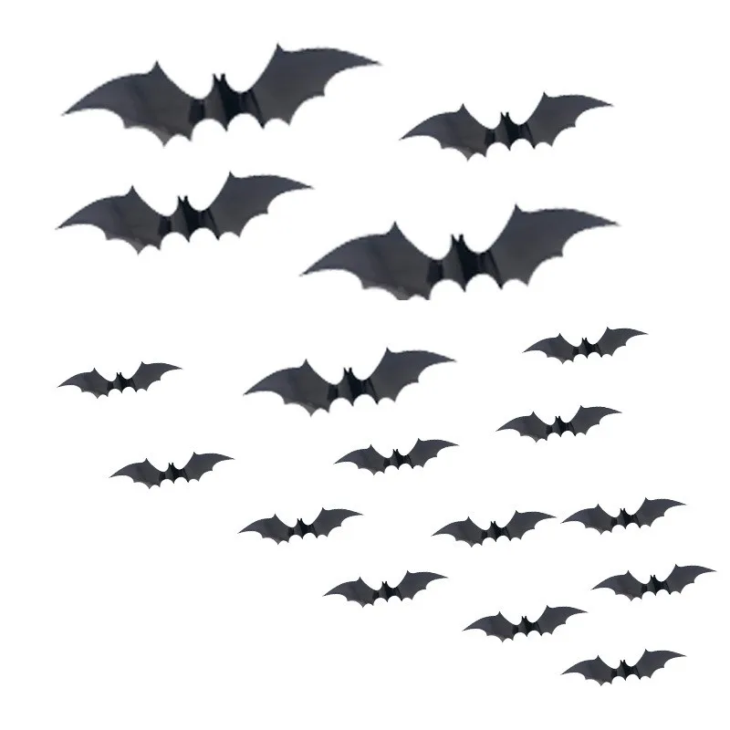 28pcs Halloween 3D black bat Wall Stickers Halloween party DIY decorative wall Decal Halloween horror Bats Removable stickers
28pcs Halloween 3D black bat Wall Stickers Halloween party DIY decorative wall Decal Halloween horror Bats Removable stickers
