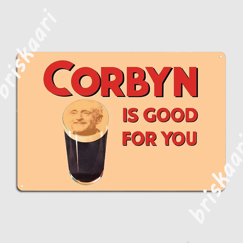 Corbyn хорошо для вас, металлическая табличка для гостиной, дизайнерские таблички для клуба, домашние жестяные Плакаты для вывесок 
Corbyn хорошо для вас, металлическая табличка для гостиной, дизайнерские таблички для клуба, домашние жестяные Плакаты для вывесок
