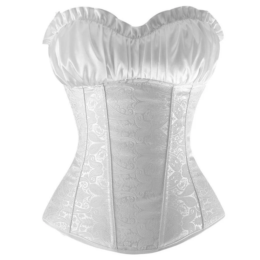 Renaissance Gothic Corset Women's Lace Up Boned Plus Size Zip Side Sexy Lingerie Top Wedding Bridal Corset Bra Bustier
Renaissance Gothic Corset Women's Lace Up Boned Plus Size Zip Side Sexy Lingerie Top Wedding Bridal Corset Bra Bustier