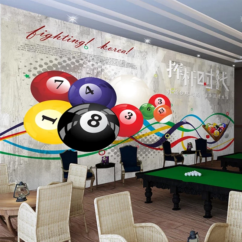 Custom Photo Wallpaper 3D Stereo Billiard Room Cement Wall Background Wall Covering 3D Self-Adhesive Waterproof Canvas Stickers
Custom Photo Wallpaper 3D Stereo Billiard Room Cement Wall Background Wall Covering 3D Self-Adhesive Waterproof Canvas Stickers