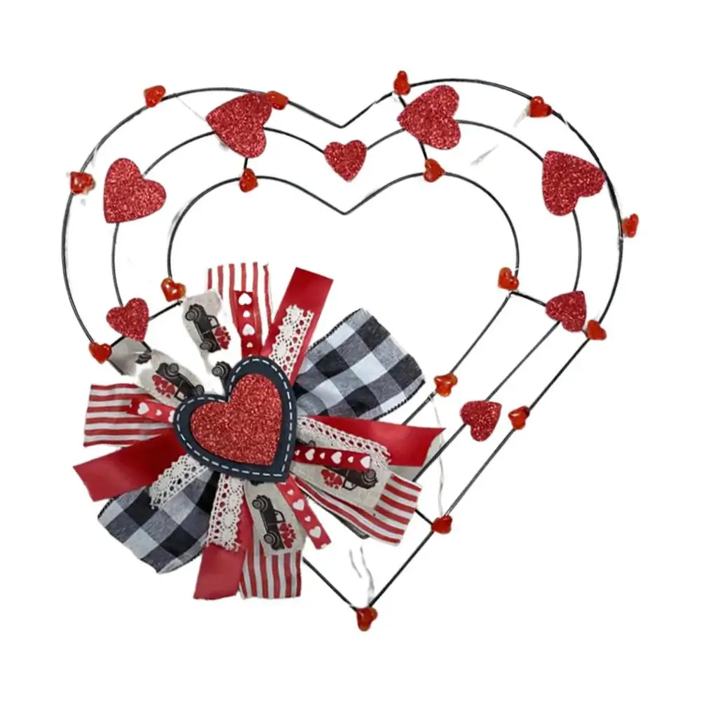 Heart Shaped LED Wreaths Durable And Solid Novelty Valentine's Day Wreath For Front Door Heart Shaped Wreath Wall Decoration
Heart Shaped LED Wreaths Durable And Solid Novelty Valentine's Day Wreath For Front Door Heart Shaped Wreath Wall Decoration