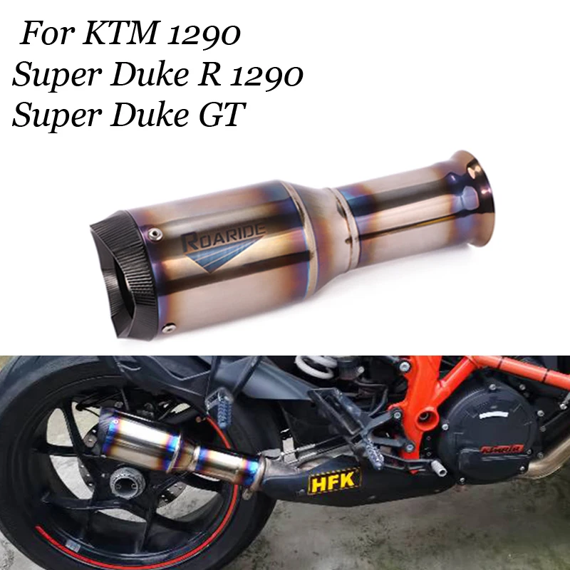 Special custom For Super DUKE R GT 1290 Motorcycle Exhaust Pipe Titanium Alloy Escape Moto Modified Middle Link Pipe Muffler
Special custom For Super DUKE R GT 1290 Motorcycle Exhaust Pipe Titanium Alloy Escape Moto Modified Middle Link Pipe Muffler