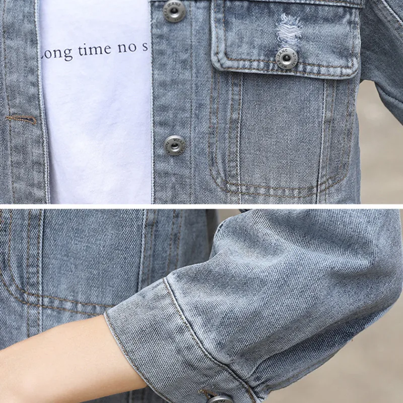 #3380 Denim Jacket Women Embroidery Casual Jeans Jacket Woman Short Denim Cotton Coat Outerwear Womens Plus Size Spring Autumn
#3380 Denim Jacket Women Embroidery Casual Jeans Jacket Woman Short Denim Cotton Coat Outerwear Womens Plus Size Spring Autumn