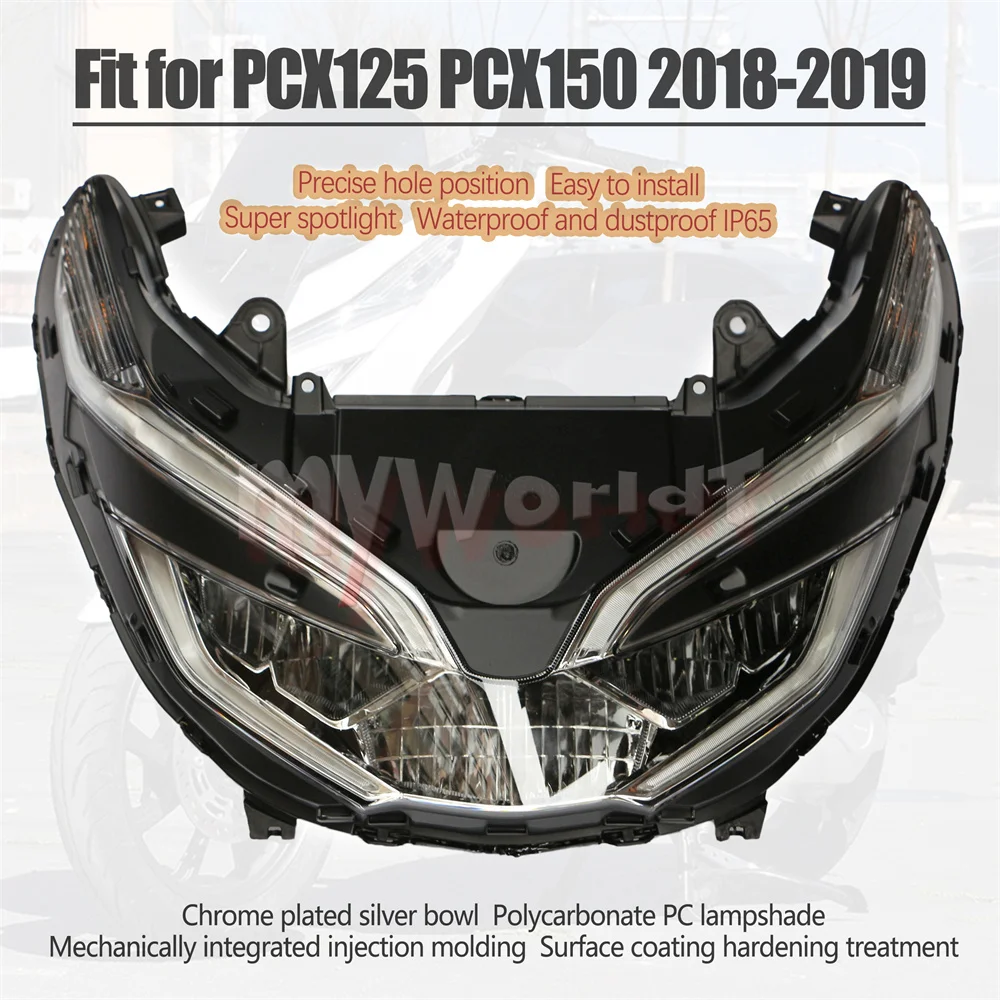 Подходит для HONDA PCX125 PCX150 2018 - 2020 PCX160 2021 передняя фара в сборе аксессуары для мотоциклов
Подходит для HONDA PCX125 PCX150 2018 - 2020 PCX160 2021 передняя фара в сборе аксессуары для мотоциклов