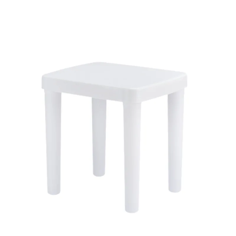 Home Decor Creative Living Room Plastic White Small Stool Bathroom Non-slip Thickening Adult Kids Household Small Square Heces
Home Decor Creative Living Room Plastic White Small Stool Bathroom Non-slip Thickening Adult Kids Household Small Square Heces