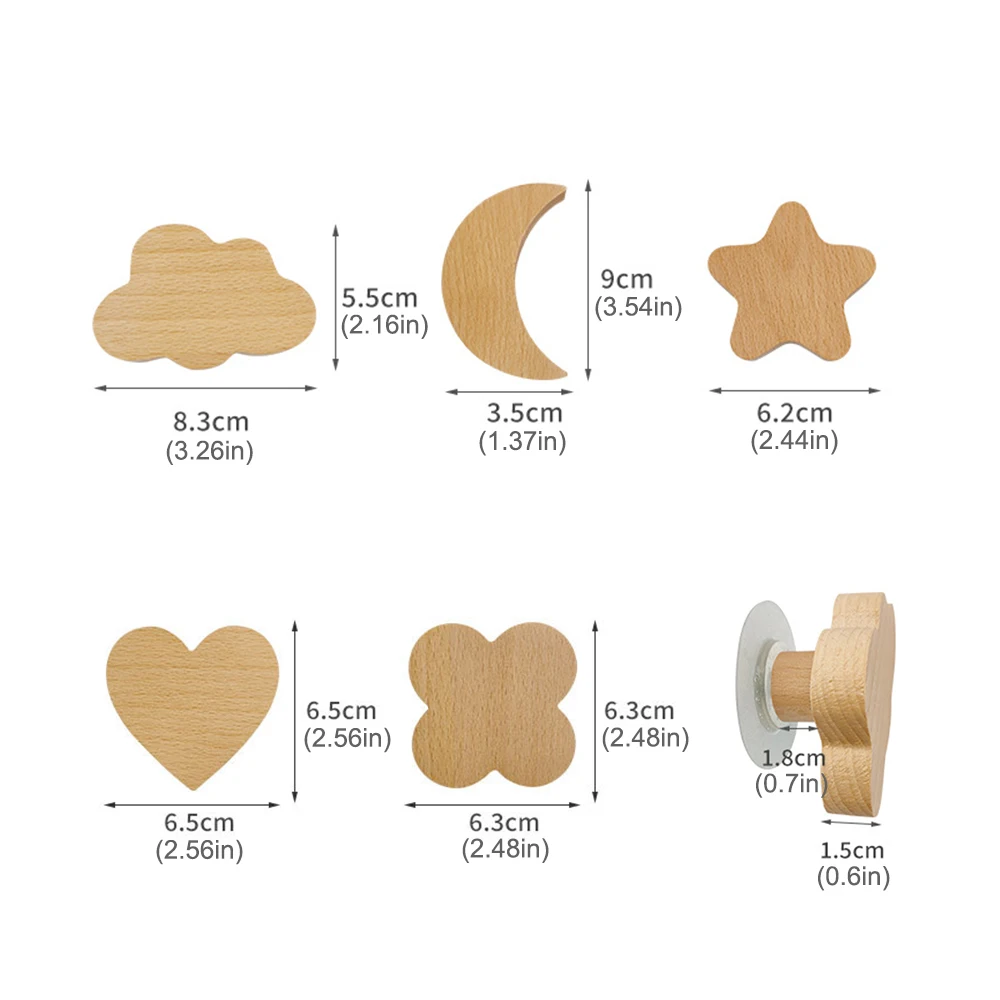 Creative Wooden Wall Hook Coat And Hat Sticky Hook Corridor Porch Storage Hook Coat Rack Star Moon Hook Cute Wall Decoration
Creative Wooden Wall Hook Coat And Hat Sticky Hook Corridor Porch Storage Hook Coat Rack Star Moon Hook Cute Wall Decoration