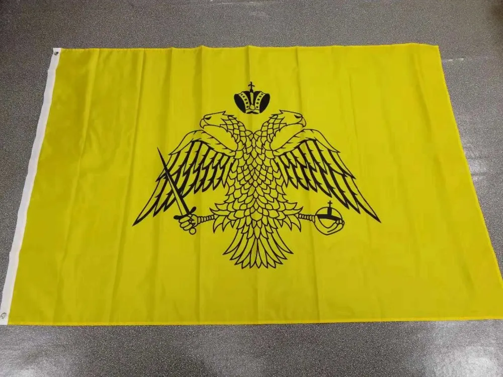 ELECTION 90x150cm double head eagle Mount Athos Eastern Greek Orthodox Church Flag
ELECTION 90x150cm double head eagle Mount Athos Eastern Greek Orthodox Church Flag
