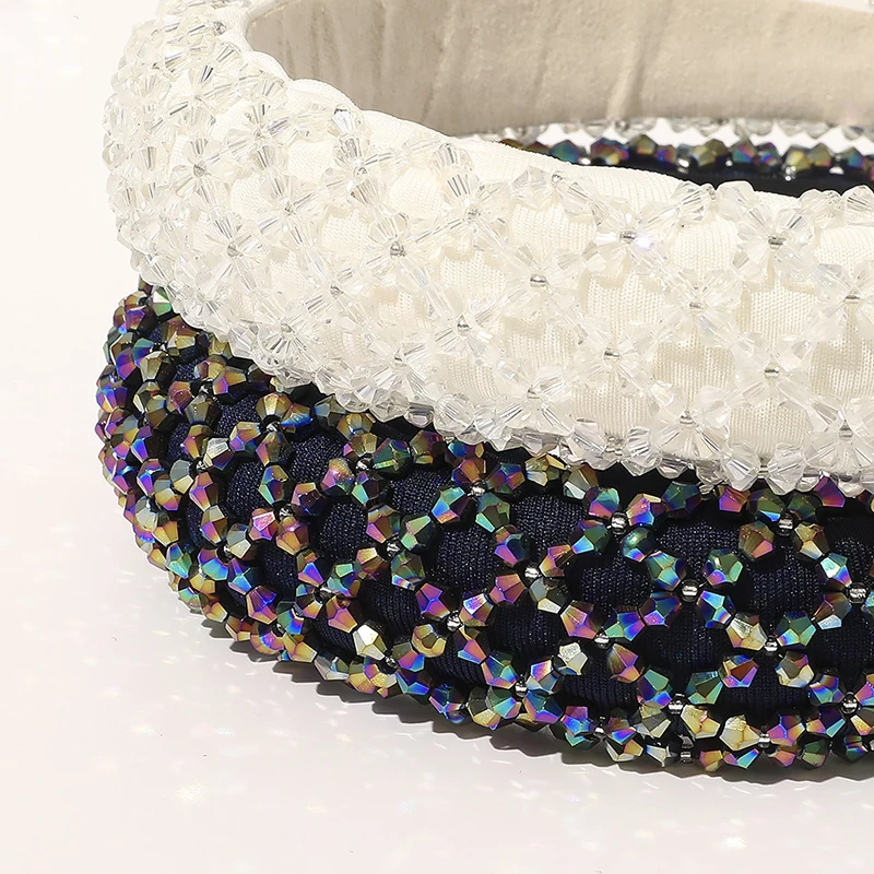 Wide Brimmed Non-slip Bling Hair Hoop Rhinestone Beaded Headband Thick Sponge Crystal Grid Head Hoop Luxury Hair Accessories
Wide Brimmed Non-slip Bling Hair Hoop Rhinestone Beaded Headband Thick Sponge Crystal Grid Head Hoop Luxury Hair Accessories