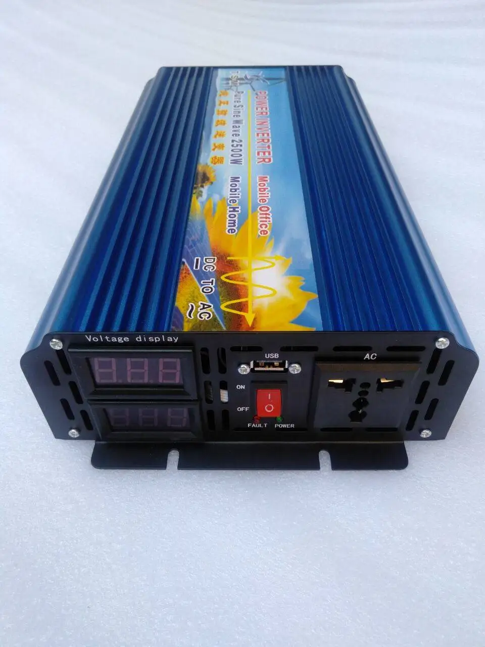 Солнечный инвертор 2500 Вт Чистая синусоида DC48V к AC110V 60HZ инверсор|2500w power inverter|power