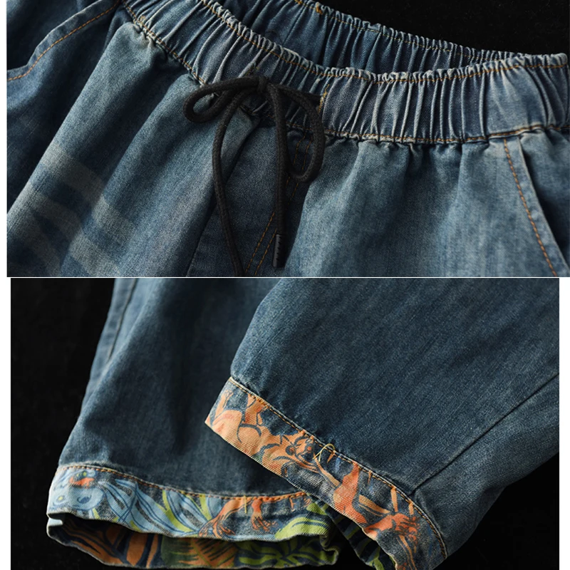 NINI WONDERLAND New 2021 Spring Patchwork Vintage Retro Jeans Women Cotton Denim Elastic Waist Harem Pants Female Casual Pants
NINI WONDERLAND New 2021 Spring Patchwork Vintage Retro Jeans Women Cotton Denim Elastic Waist Harem Pants Female Casual Pants