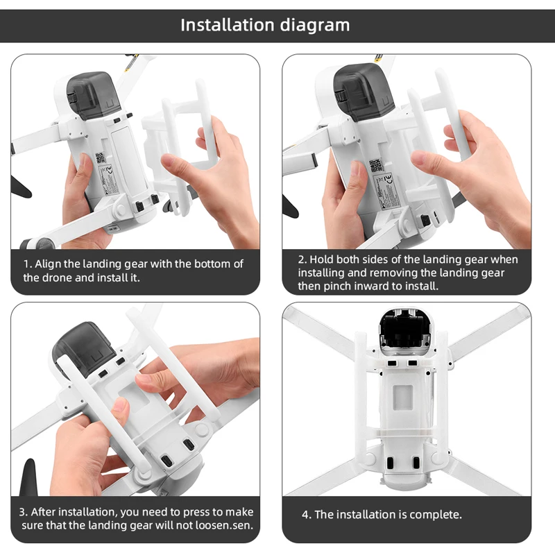 Quick Release Landing Gear Kits for Hubsan Zino H117S Drone Height Extender Long Leg Foot Protector Stand Gimbal Guard Accessory
Quick Release Landing Gear Kits for Hubsan Zino H117S Drone Height Extender Long Leg Foot Protector Stand Gimbal Guard Accessory