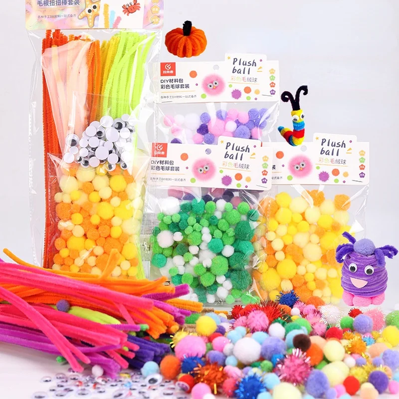 1 Pack Assorted Plush Balls Pom Poms for Crafts MultiColored Pom Pom for DIY & Arts and Creative Crafts Projects and Decorations
1 Pack Assorted Plush Balls Pom Poms for Crafts MultiColored Pom Pom for DIY & Arts and Creative Crafts Projects and Decorations
