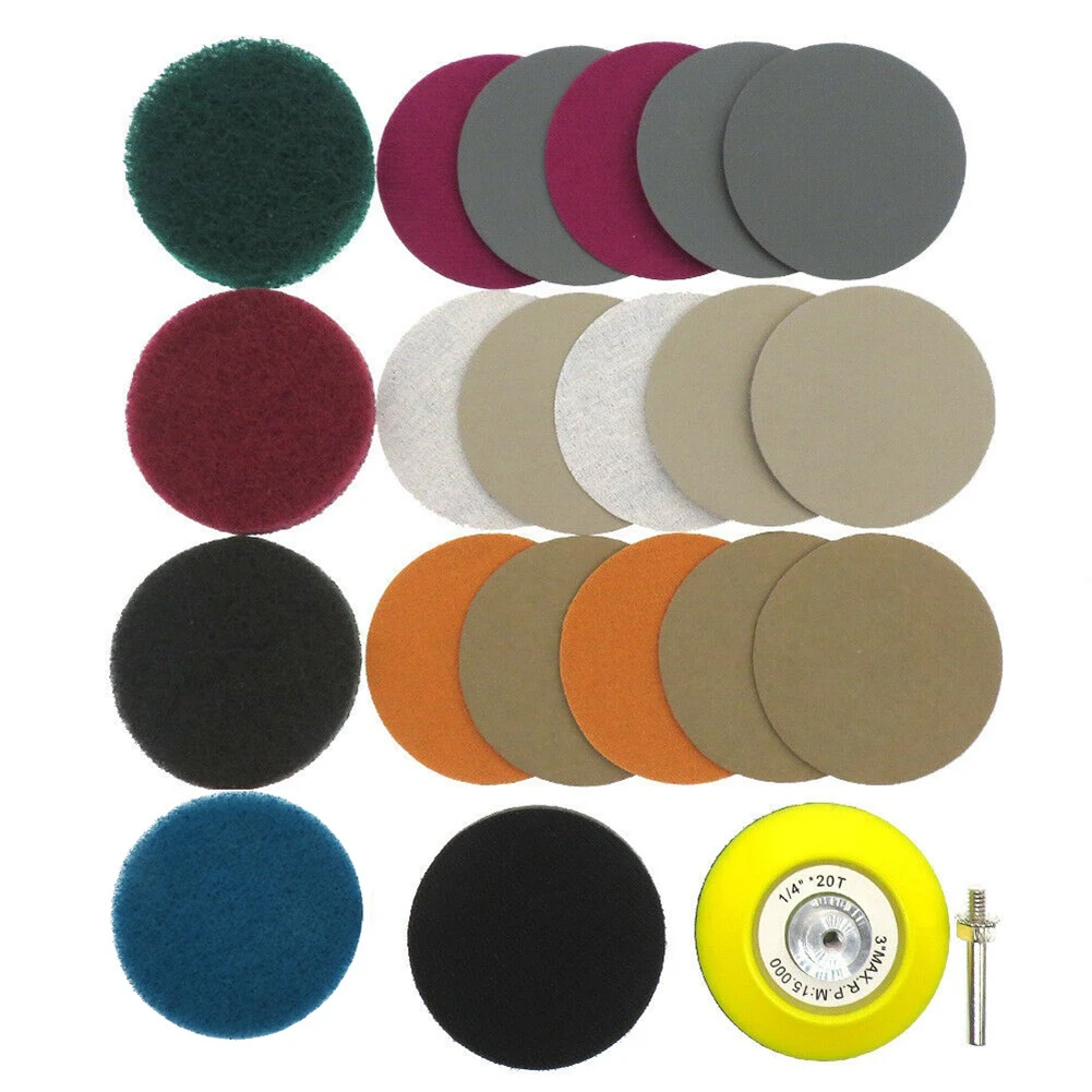 Sandpaper Scouring Pad Buffing Polishing Workshop Equipment Sealing Glaze Waxing 3inch
Sandpaper Scouring Pad Buffing Polishing Workshop Equipment Sealing Glaze Waxing 3inch